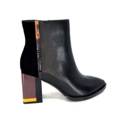 Elue Par Nous Palpe Cuir Noir*Femme Bottines