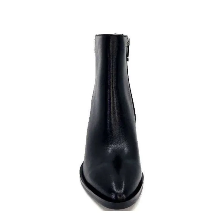 Elue Par Nous Palpe Cuir Noir*Femme Bottines