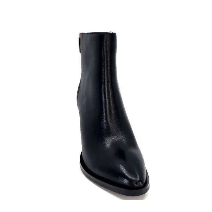 Elue Par Nous Palpe Cuir Noir*Femme Bottines