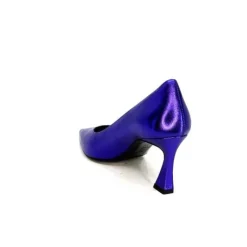 moon flower - enzo di martino Enzo Di Martino Eli 702 Cuir Metallique Violet*Femme Escarpins