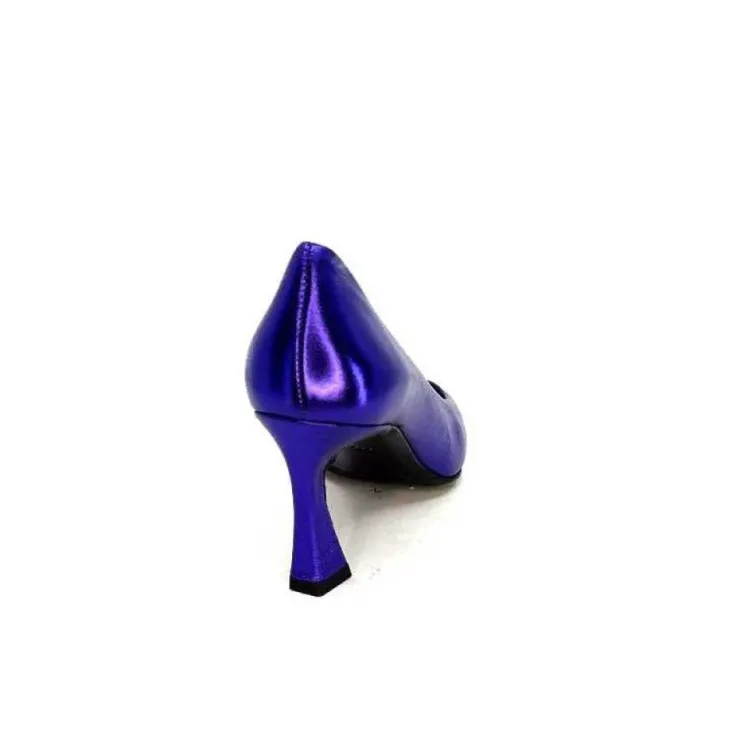 moon flower - enzo di martino Enzo Di Martino Eli 702 Cuir Metallique Violet*Femme Escarpins