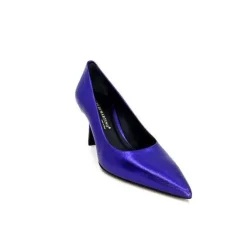 moon flower - enzo di martino Enzo Di Martino Eli 702 Cuir Metallique Violet*Femme Escarpins