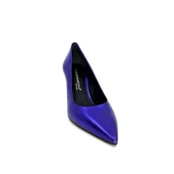 moon flower - enzo di martino Enzo Di Martino Eli 702 Cuir Metallique Violet*Femme Escarpins