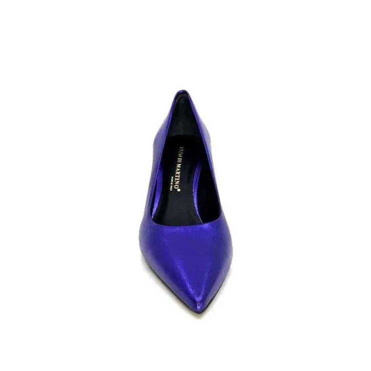 moon flower - enzo di martino Enzo Di Martino Eli 702 Cuir Metallique Violet*Femme Escarpins