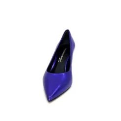 moon flower - enzo di martino Enzo Di Martino Eli 702 Cuir Metallique Violet*Femme Escarpins