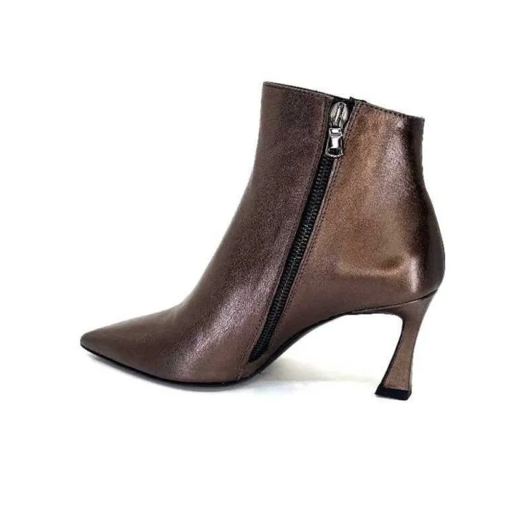 moon flower - enzo di martino Enzo Di Martino Eli 705 Cuir Bronze*Femme Bottines