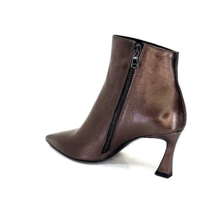 moon flower - enzo di martino Enzo Di Martino Eli 705 Cuir Bronze*Femme Bottines