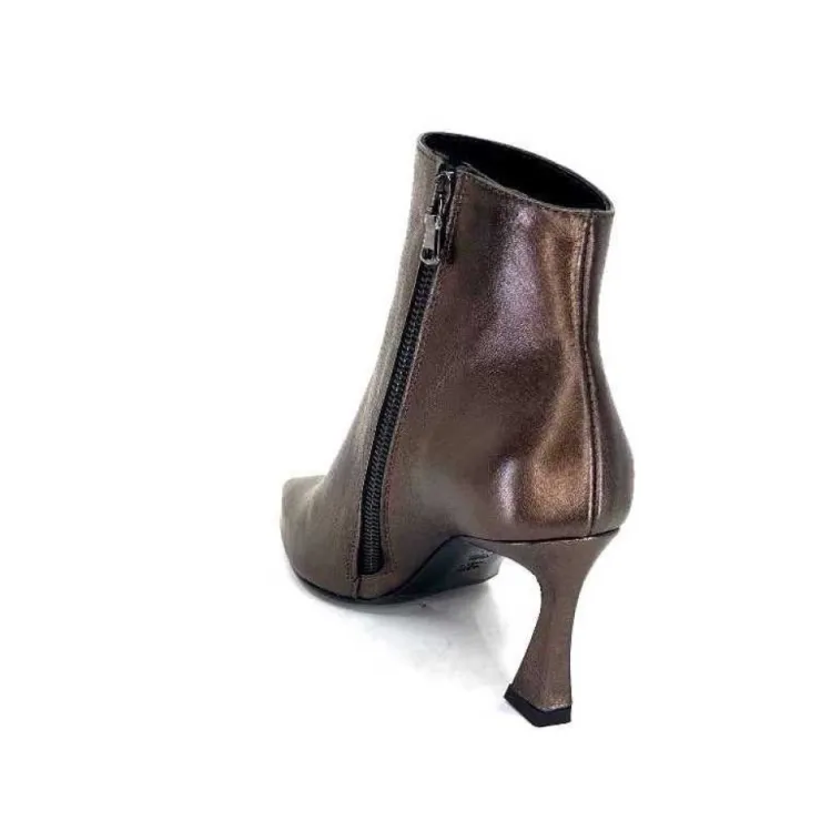 moon flower - enzo di martino Enzo Di Martino Eli 705 Cuir Bronze*Femme Bottines