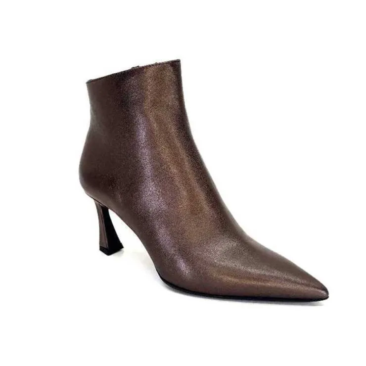 moon flower - enzo di martino Enzo Di Martino Eli 705 Cuir Bronze*Femme Bottines