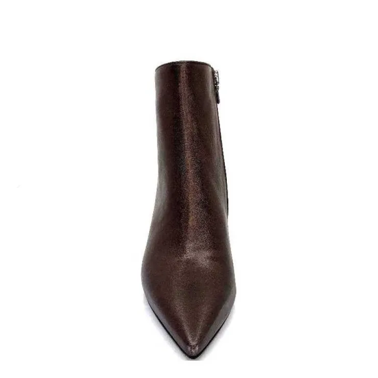 moon flower - enzo di martino Enzo Di Martino Eli 705 Cuir Bronze*Femme Bottines
