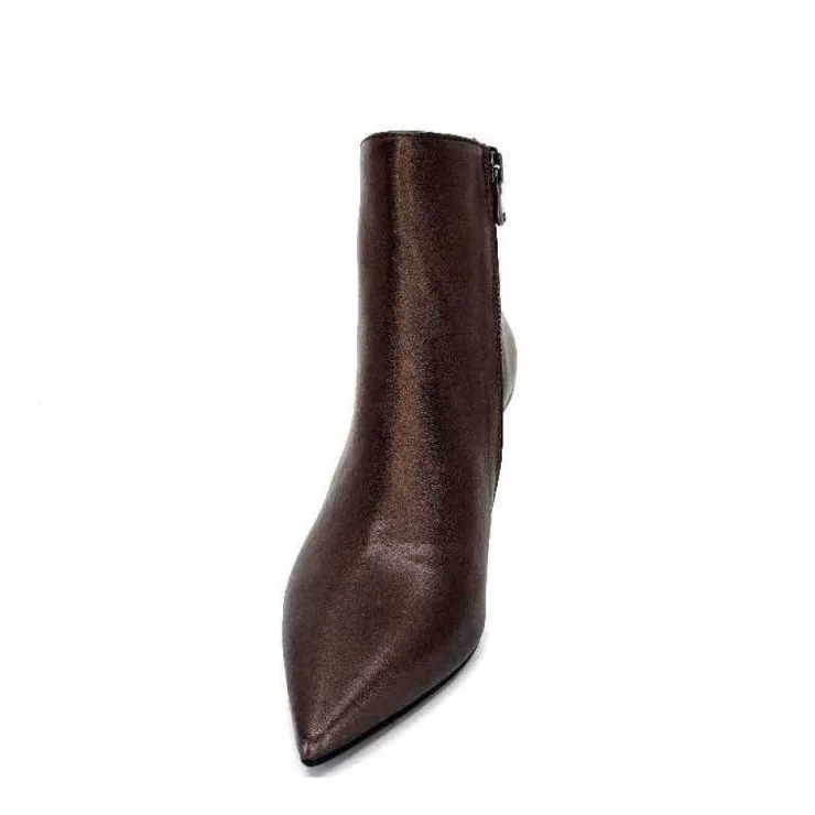 moon flower - enzo di martino Enzo Di Martino Eli 705 Cuir Bronze*Femme Bottines