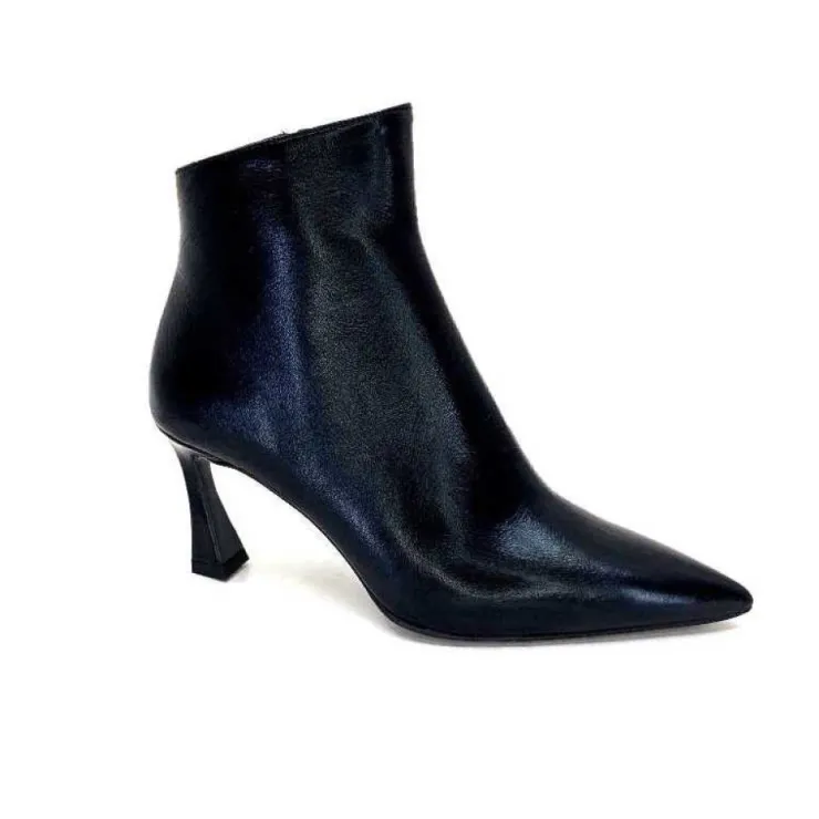 moon flower - enzo di martino Enzo Di Martino Eli 705 Cuir Noir*Femme Bottines