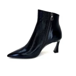 moon flower - enzo di martino Enzo Di Martino Eli 705 Cuir Noir*Femme Bottines