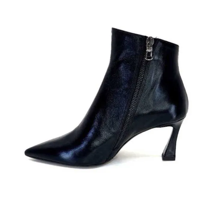 moon flower - enzo di martino Enzo Di Martino Eli 705 Cuir Noir*Femme Bottines