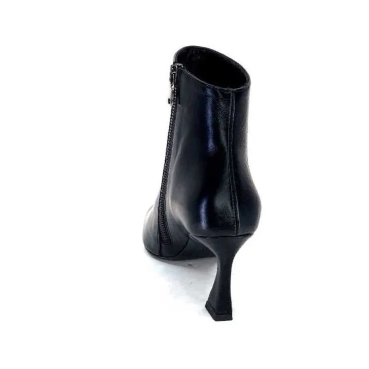 moon flower - enzo di martino Enzo Di Martino Eli 705 Cuir Noir*Femme Bottines