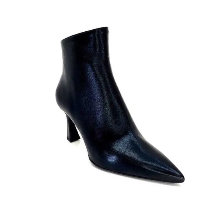 moon flower - enzo di martino Enzo Di Martino Eli 705 Cuir Noir*Femme Bottines