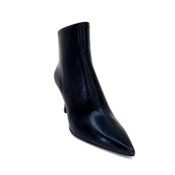 moon flower - enzo di martino Enzo Di Martino Eli 705 Cuir Noir*Femme Bottines