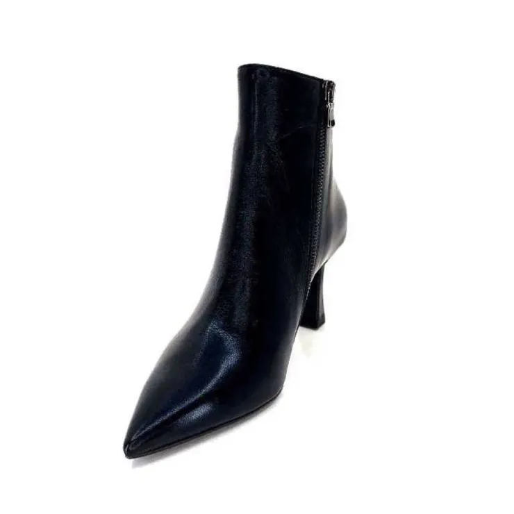 moon flower - enzo di martino Enzo Di Martino Eli 705 Cuir Noir*Femme Bottines