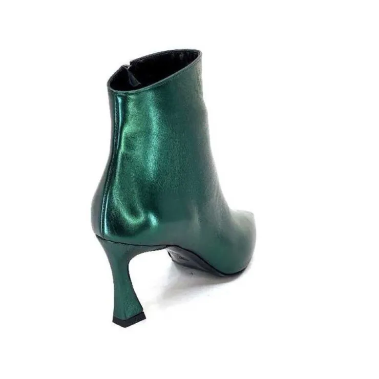 moon flower - enzo di martino Enzo Di Martino Eli 705 Cuir Vert*Femme Bottines