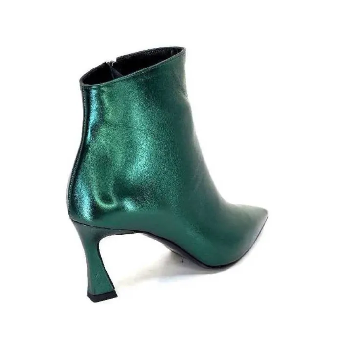 moon flower - enzo di martino Enzo Di Martino Eli 705 Cuir Vert*Femme Bottines
