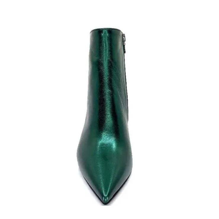 moon flower - enzo di martino Enzo Di Martino Eli 705 Cuir Vert*Femme Bottines