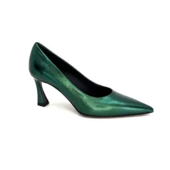 moon flower - enzo di martino Enzo Di Martino Eli 702 Cuir Metallique Vert*Femme Escarpins