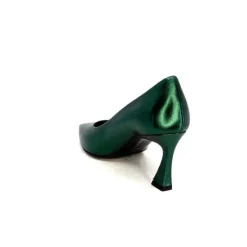 moon flower - enzo di martino Enzo Di Martino Eli 702 Cuir Metallique Vert*Femme Escarpins