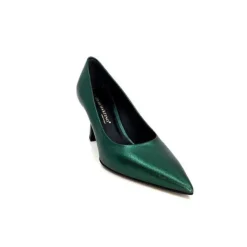 moon flower - enzo di martino Enzo Di Martino Eli 702 Cuir Metallique Vert*Femme Escarpins