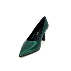 moon flower - enzo di martino Enzo Di Martino Eli 702 Cuir Metallique Vert*Femme Escarpins