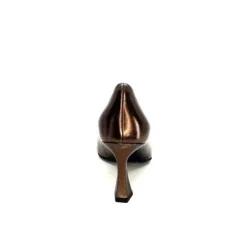 moon flower - enzo di martino Enzo Di Martino Eli 702 Cuir Metallique Moka*Femme Escarpins