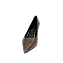 moon flower - enzo di martino Enzo Di Martino Eli 702 Cuir Metallique Moka*Femme Escarpins