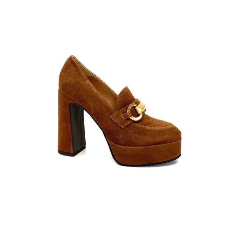 chantal Escarpins 2194 Daim Marron*Femme Escarpins