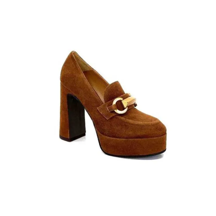 chantal Escarpins 2194 Daim Marron*Femme Escarpins