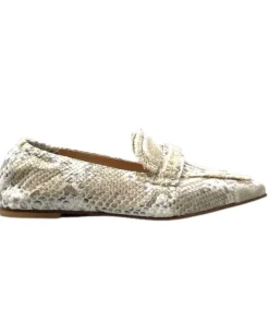Fru.it Fruit 8260 Cuir Coco Beige Or*Femme Mocassins