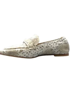 Fru.it Fruit 8260 Cuir Coco Beige Or*Femme Mocassins