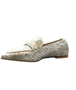 Fru.it Fruit 8260 Cuir Coco Beige Or*Femme Mocassins