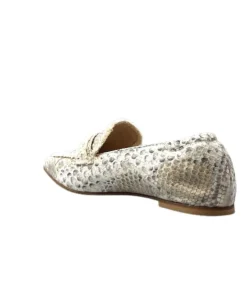 Fru.it Fruit 8260 Cuir Coco Beige Or*Femme Mocassins