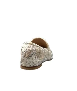 Fru.it Fruit 8260 Cuir Coco Beige Or*Femme Mocassins