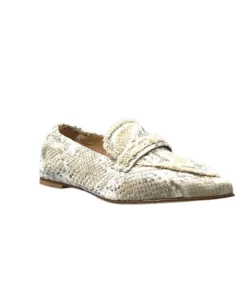 Fru.it Fruit 8260 Cuir Coco Beige Or*Femme Mocassins