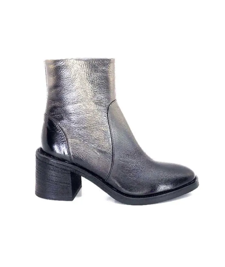 Fru.it 7740 Cuir Metal Antracite*Femme Bottines