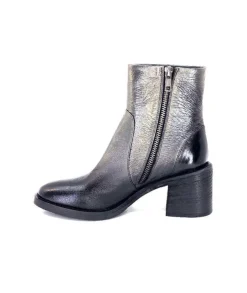 Fru.it 7740 Cuir Metal Antracite*Femme Bottines