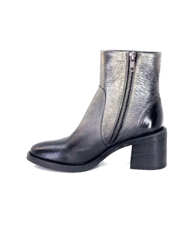 Fru.it 7740 Cuir Metal Antracite*Femme Bottines
