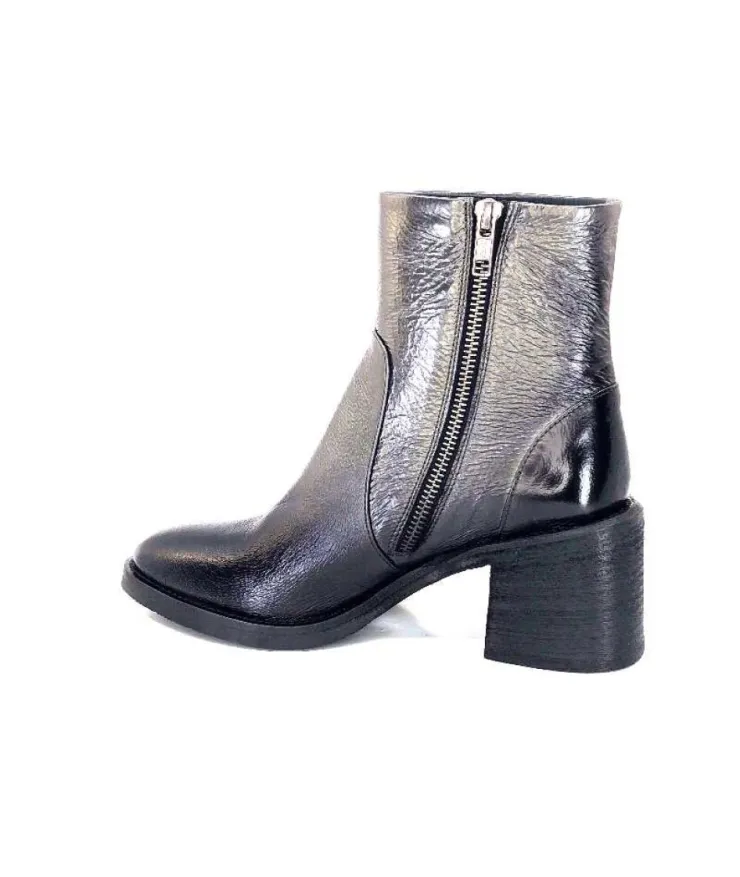 Fru.it 7740 Cuir Metal Antracite*Femme Bottines