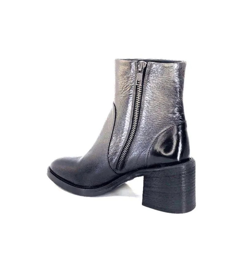 Fru.it 7740 Cuir Metal Antracite*Femme Bottines