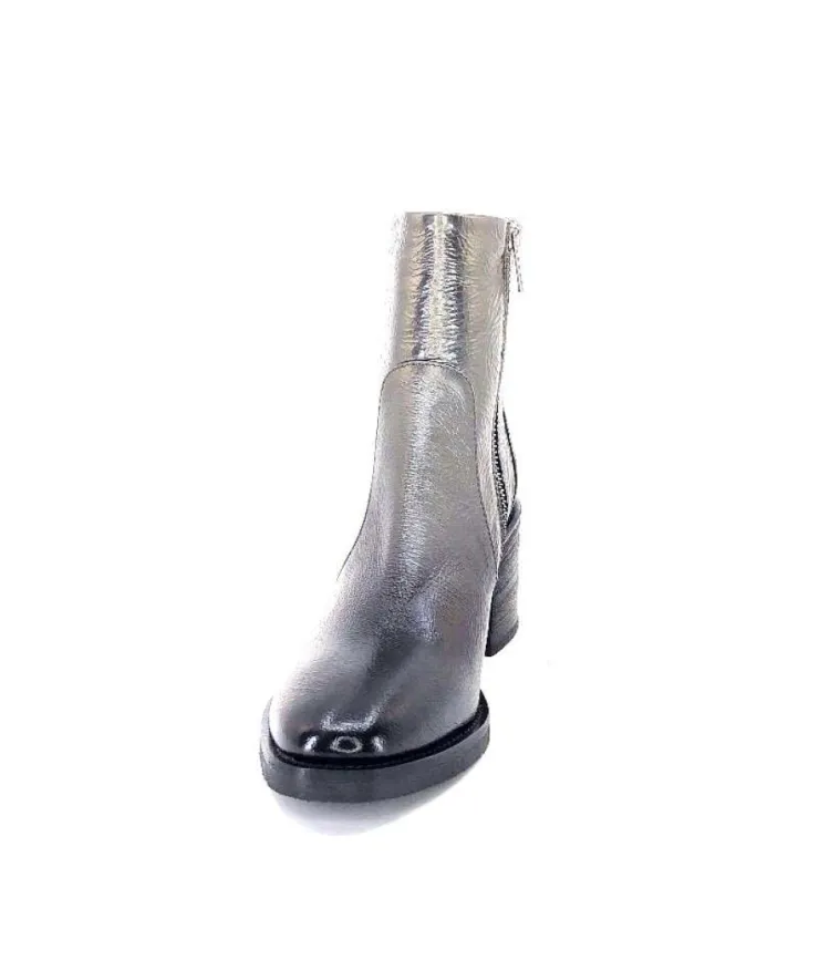 Fru.it 7740 Cuir Metal Antracite*Femme Bottines