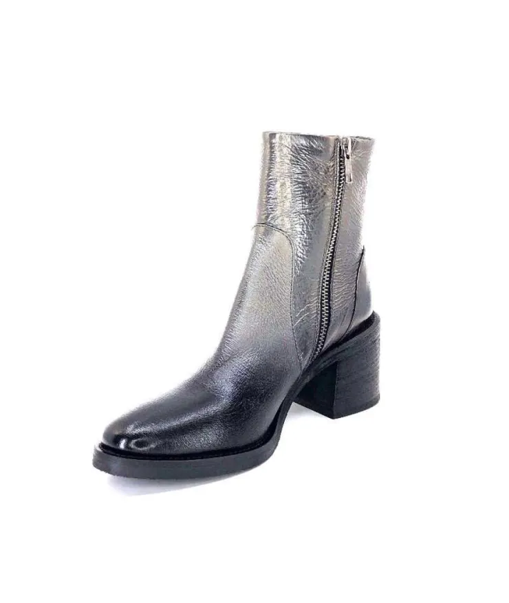 Fru.it 7740 Cuir Metal Antracite*Femme Bottines