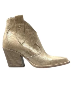 Fru.it 7952 Cuir Metal Brush Or*Femme Santiags