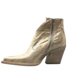 Fru.it 7952 Cuir Metal Brush Or*Femme Santiags