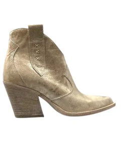 Fru.it 7952 Cuir Metal Brush Or*Femme Santiags