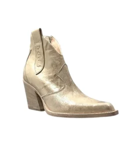 Fru.it 7952 Cuir Metal Brush Or*Femme Santiags